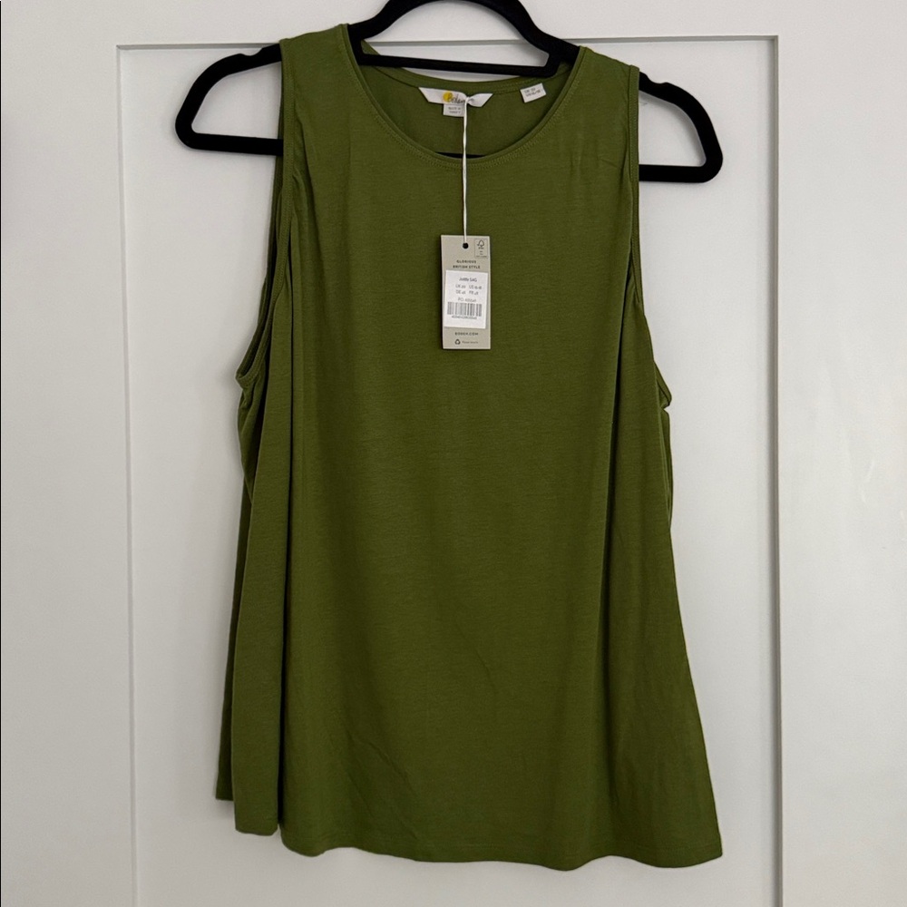 NWT Boden Olive Green Top